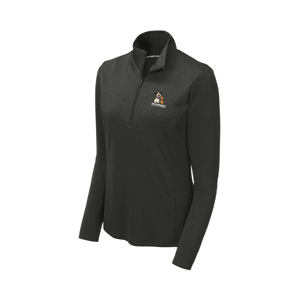 Pet Friendly Services Ladies 1/4-Zip Pullover – Pet Friendly Pet Friendly Services Ladies 1/4-Zip Pullover – Pet Friendly